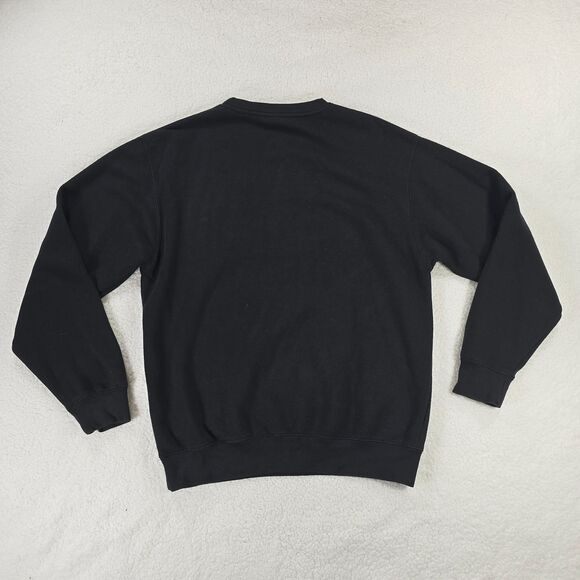 90s Nickelodeon Character Sweatshirt Mens M Black Cotton Blend Crewneck Graphic - Picture 3 of 8